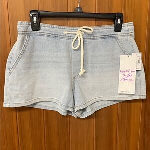 Vanilla Star Pull-on Ultra Cozy Denim Shorts Small NWT